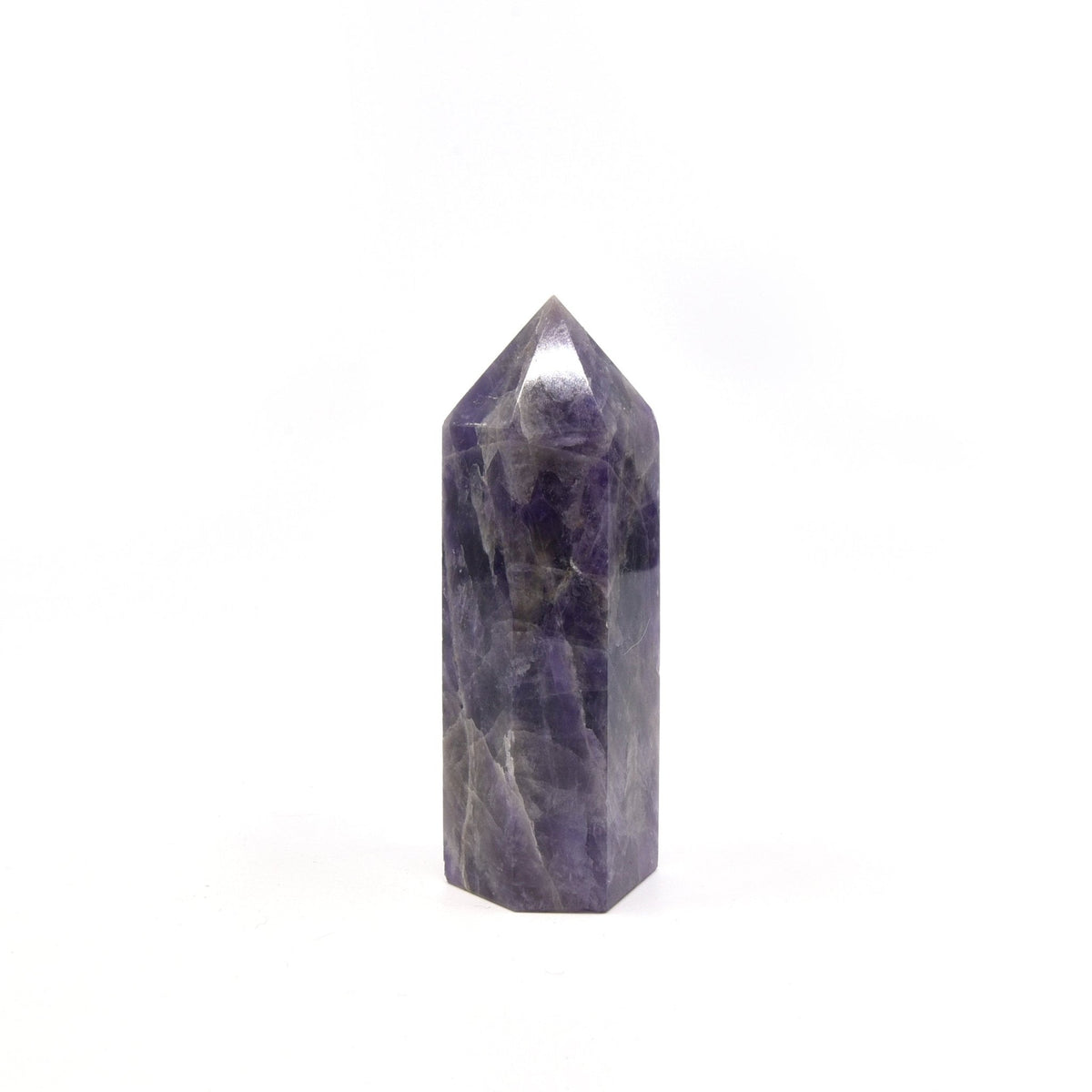 banded Chevron Amethyst generator point #896, showing depth and lustre — Eternal Spirit