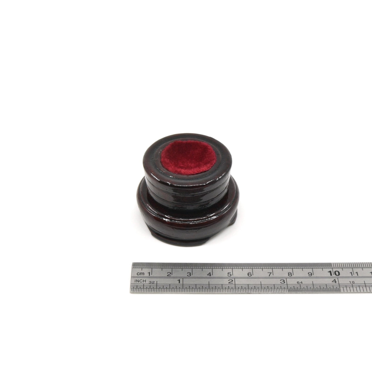 Ring-base sphere stand, side profile — Eternal Spirit