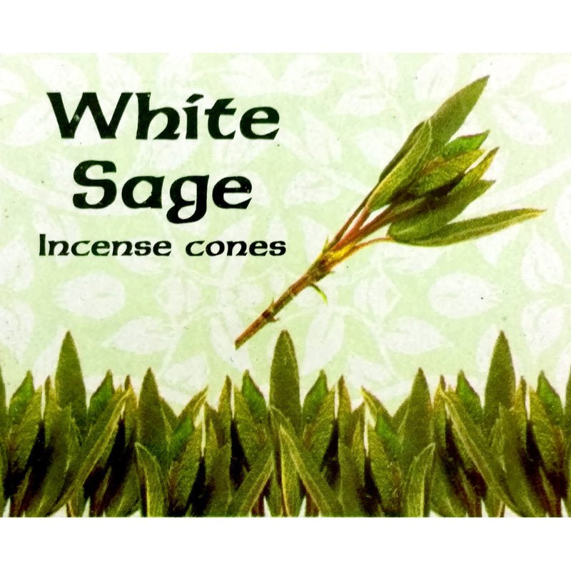 incense cones - kamini "white sage", cone-shaped incense for backflow burners — Eternal Spirit