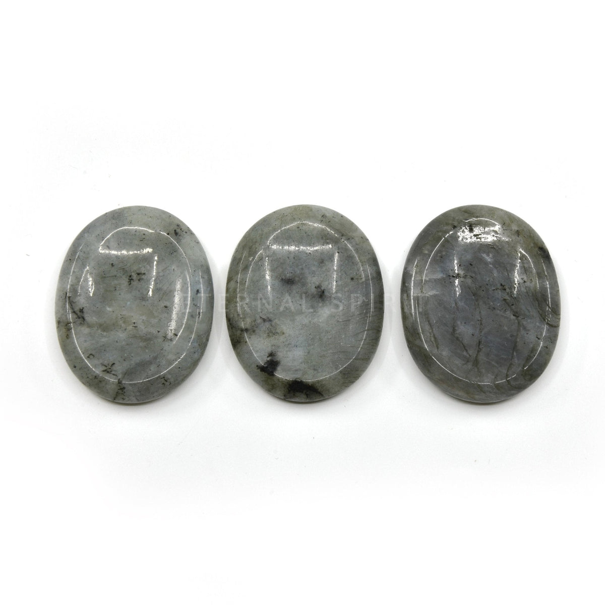 deep royal blue Lapis Lazuli thumb worry stone — Eternal Spirit