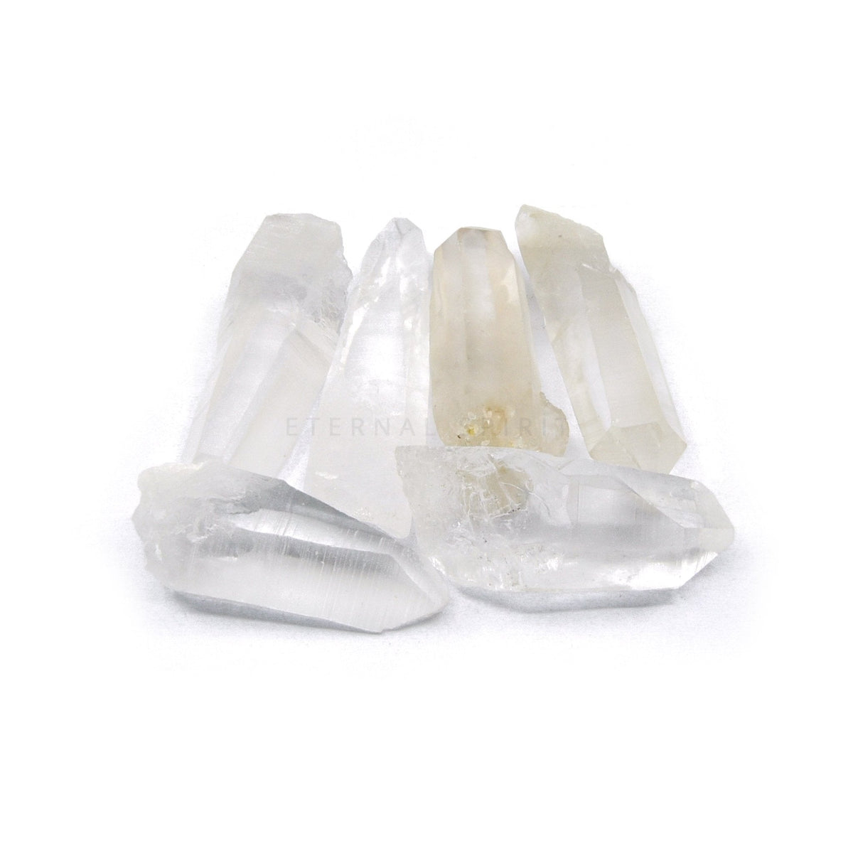 striated Lemurian Quartz natural point, $05 selection — Eternal Spirit