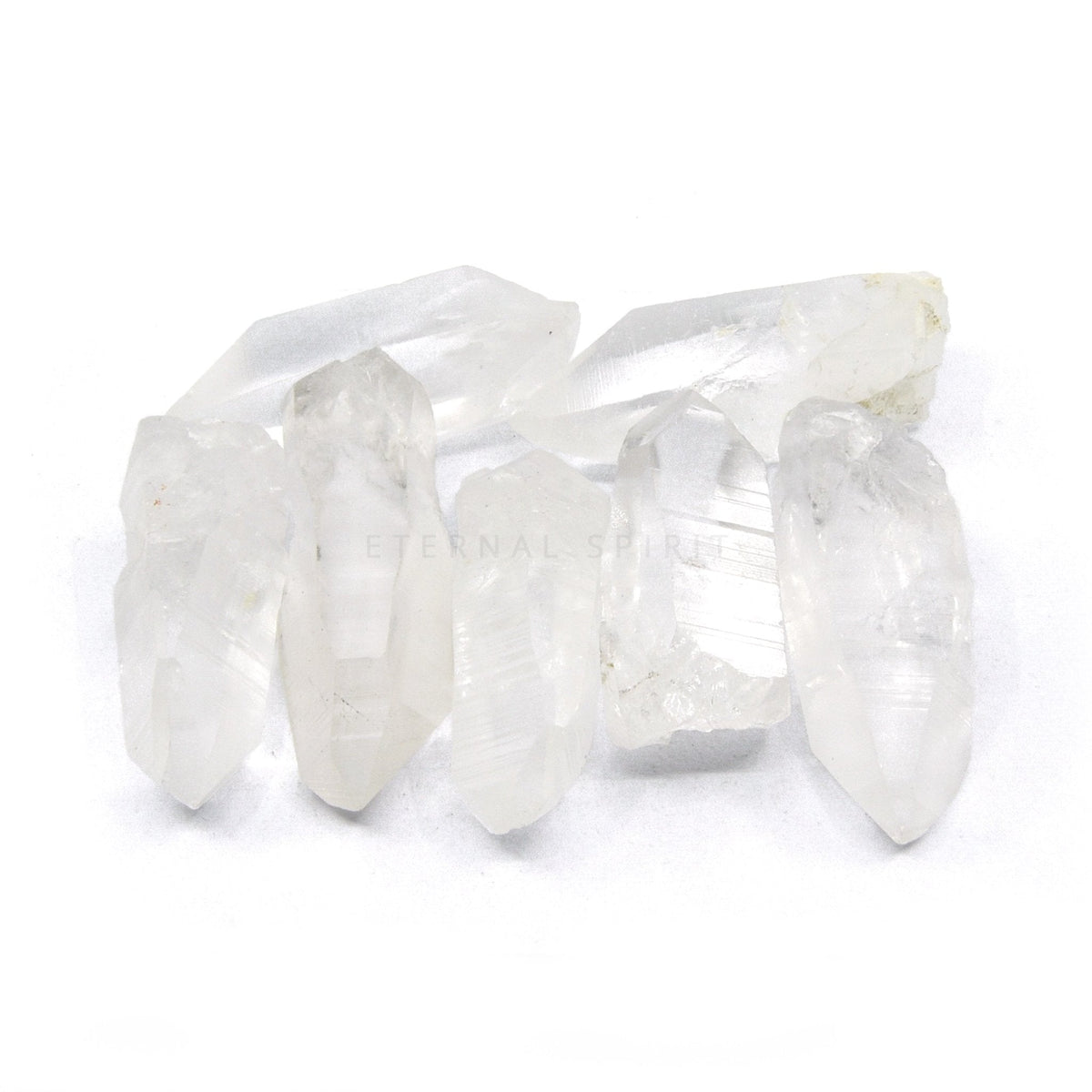 striated Lemurian Quartz natural point, $07 selection — Eternal Spirit