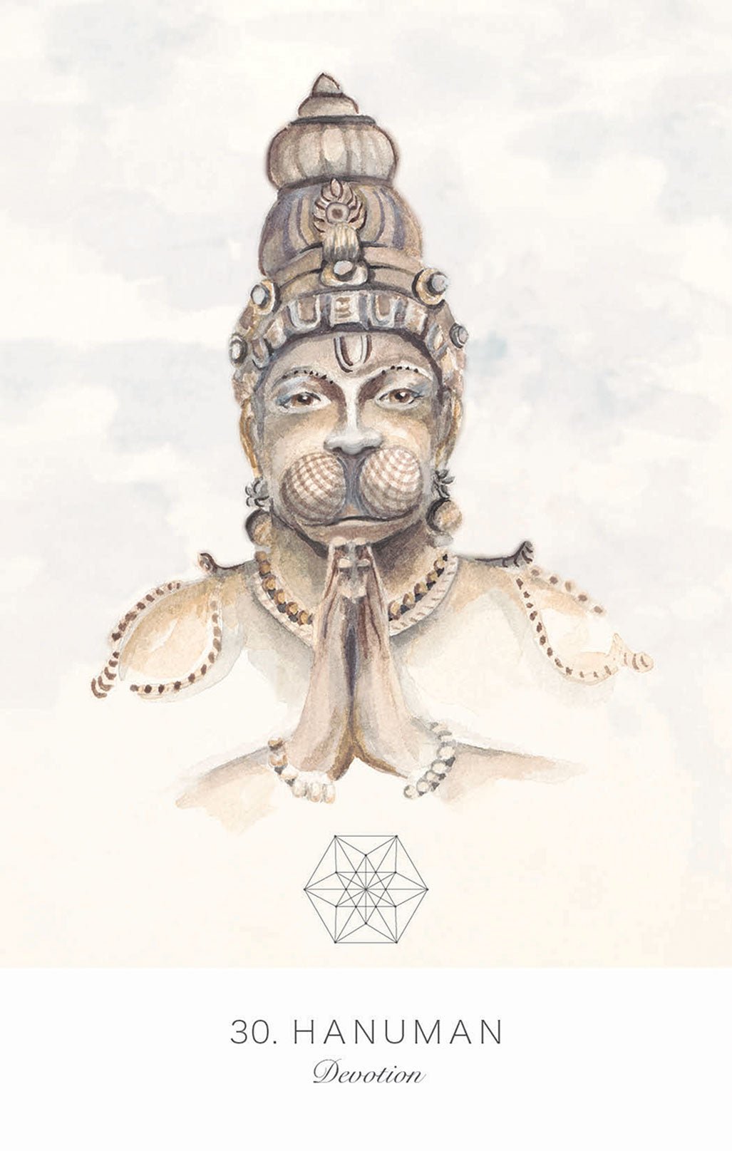Land Sky Oracle card reflecting the deck's transcendent artwork — Eternal Spirit