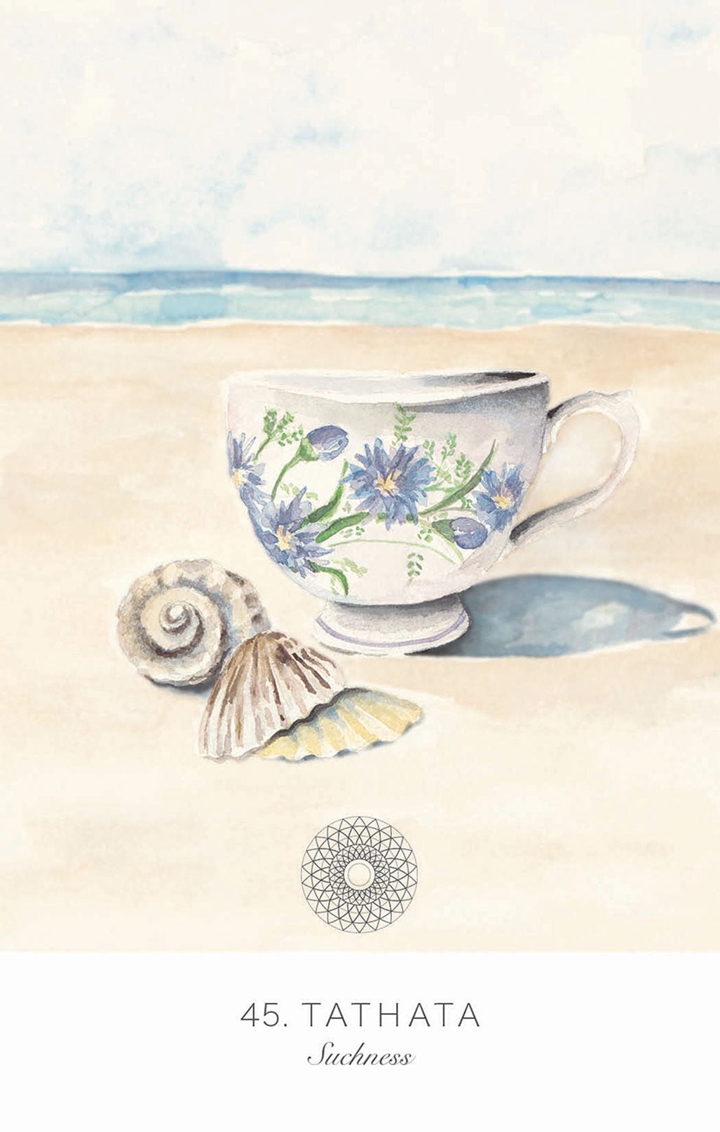 Land Sky Oracle card revealing the deck's deeply layered symbolism — Eternal Spirit