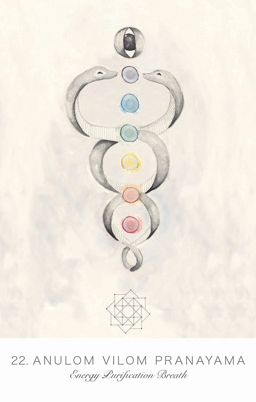 Land Sky Oracle card exhibiting the deck's transformative card art — Eternal Spirit