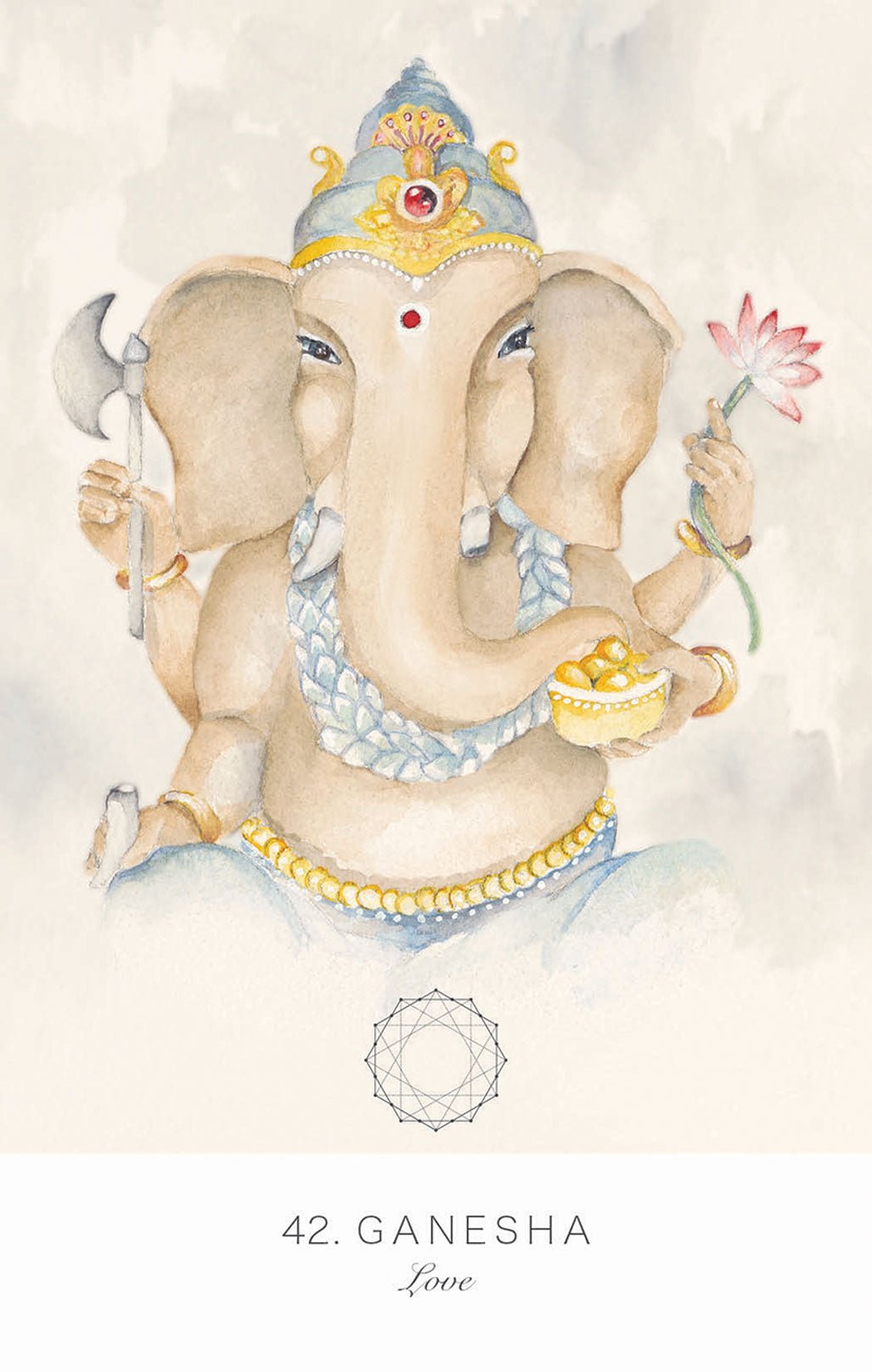 Land Sky Oracle card celebrating the deck's unique visual language — Eternal Spirit