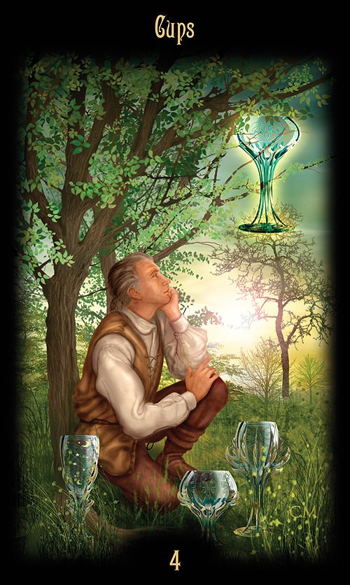 Legacy of the Divine Tarot card exploring the deck's contemplative imagery — Eternal Spirit