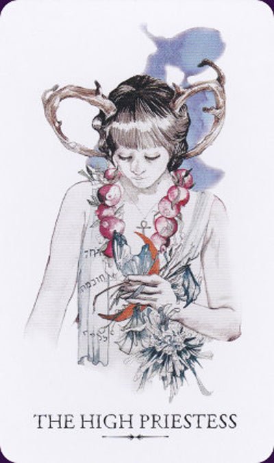 The Linestrider Tarot card featuring the deck's enchanting card art — Eternal Spirit