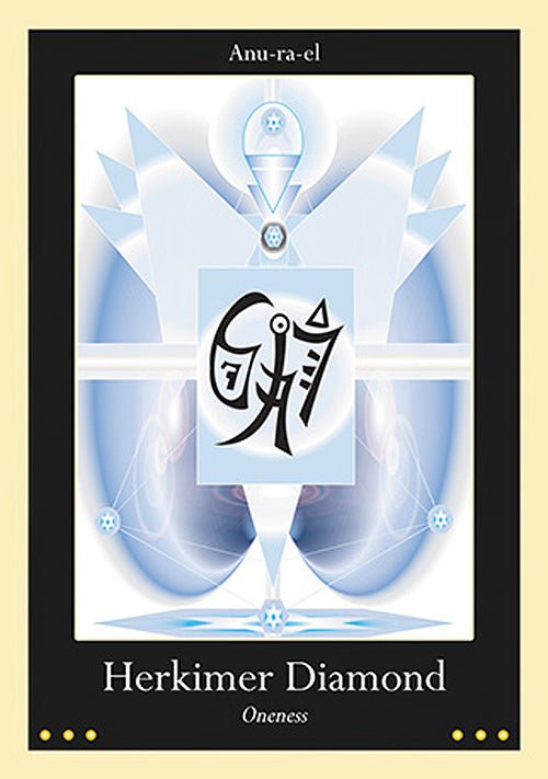 Liquid Crystal Oracle (2nd Edition) card exploring the deck's contemplative imagery — Eternal Spirit