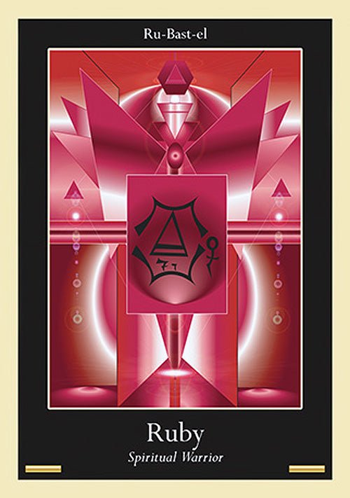 Liquid Crystal Oracle (2nd Edition) card sharing the deck's luminous illustration style — Eternal Spirit