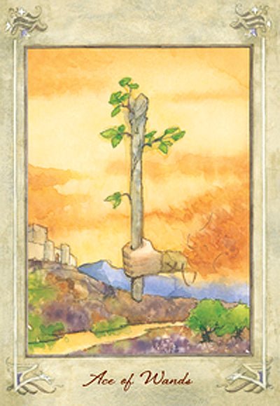 The Llewellyn Tarot card reflecting the deck's transcendent artwork — Eternal Spirit
