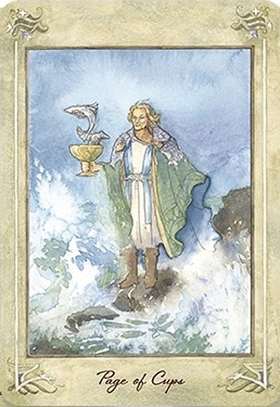 The Llewellyn Tarot card revealing the deck's deeply layered symbolism — Eternal Spirit