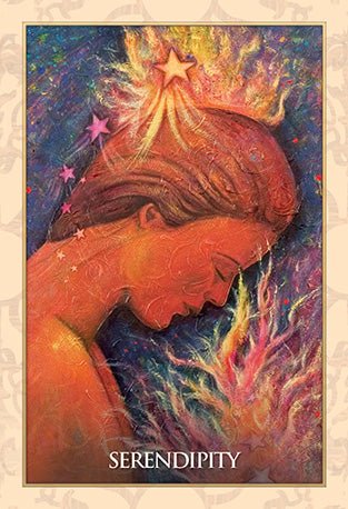Magdalene Oracle card capturing the deck's intuitive artistry — Eternal Spirit