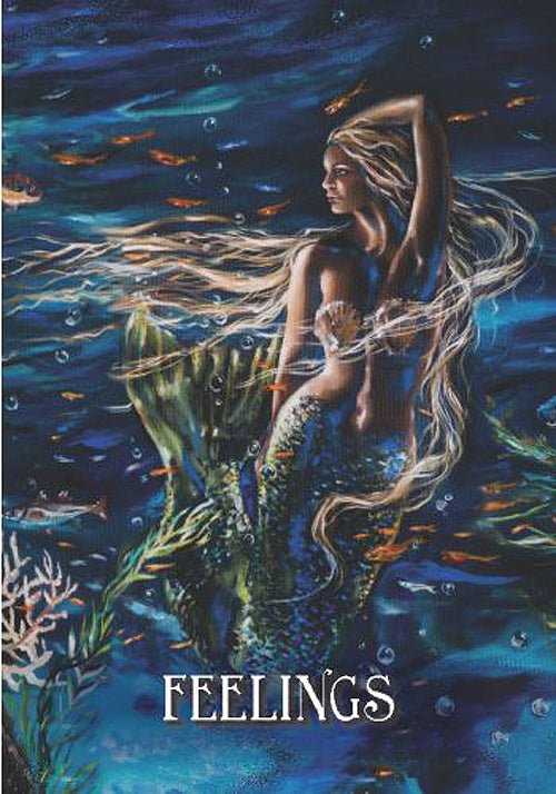 Messages From The Mermaids card presenting the deck's visionary illustrations — Eternal Spirit
