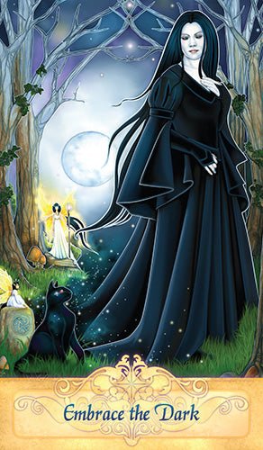 Messenger Oracle (2nd Edition) card reflecting the deck's transcendent artwork — Eternal Spirit