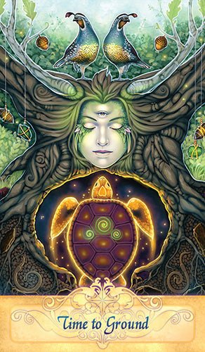 Messenger Oracle (2nd Edition) card presenting the deck's visionary illustrations — Eternal Spirit