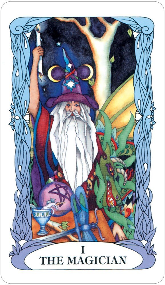 Tarot of a Moon Garden card sharing the deck's luminous illustration style — Eternal Spirit