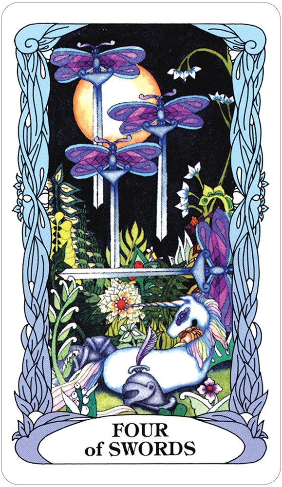 Tarot of a Moon Garden card demonstrating the deck's inspired artistry — Eternal Spirit