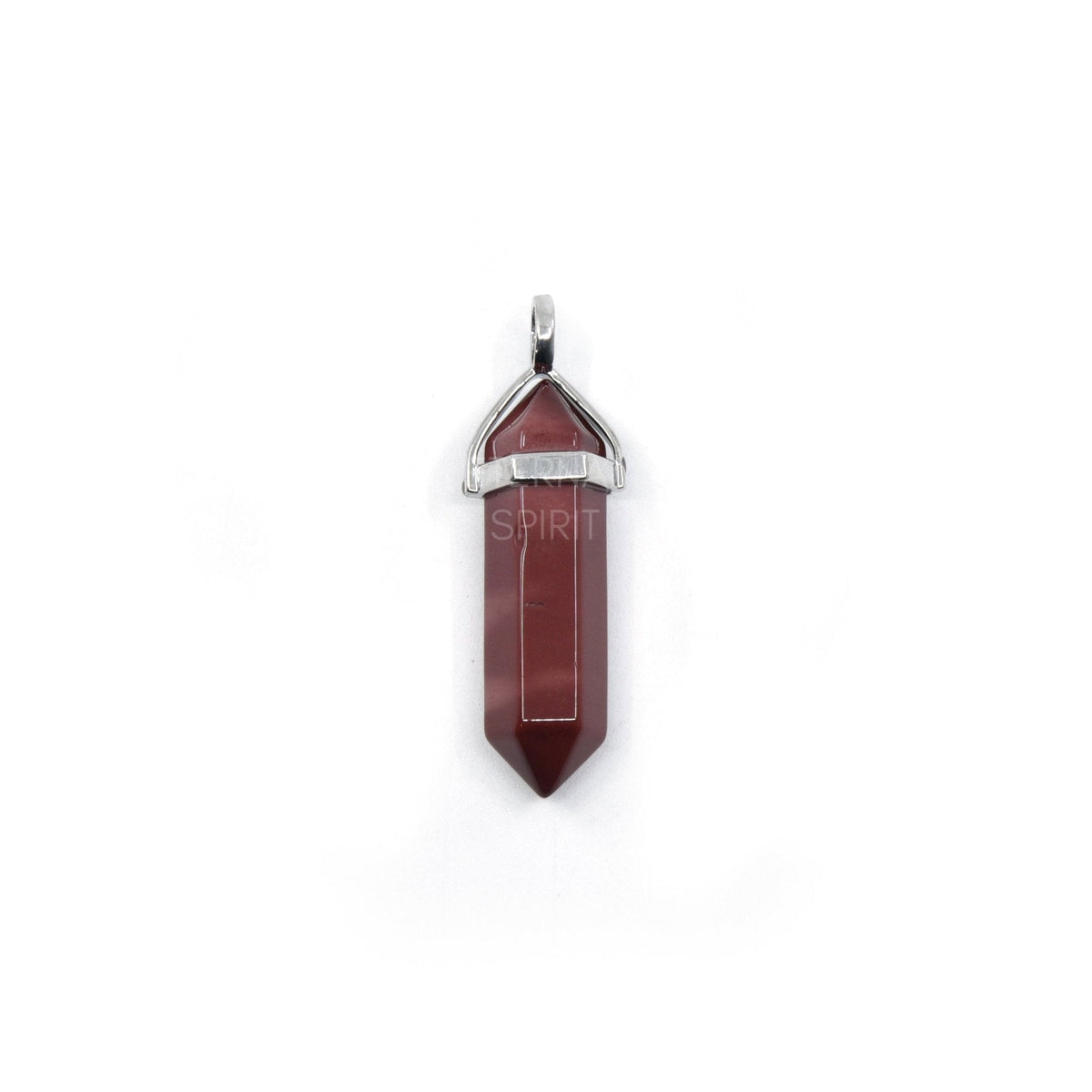 double terminated pendant in Mookaite, showing natural stone detail — Eternal Spirit