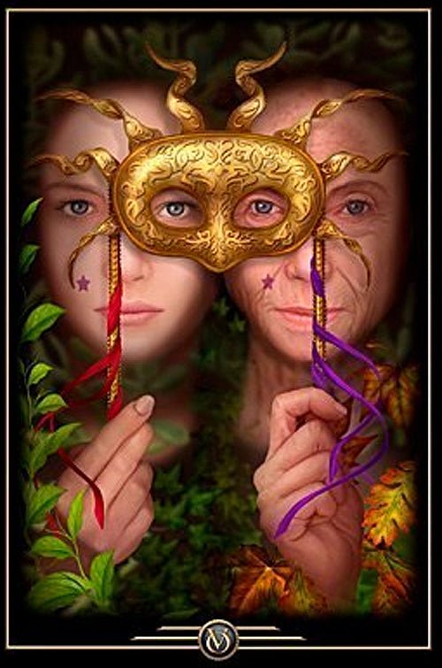 Oracle of Visions Oracle card showcasing the deck's evocative imagery — Eternal Spirit