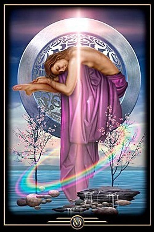 Oracle of Visions Oracle card highlighting the deck's symbolic art — Eternal Spirit