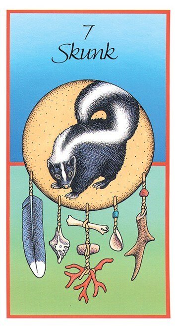 Medicine Cards card portraying the deck's otherworldly aesthetic — Eternal Spirit