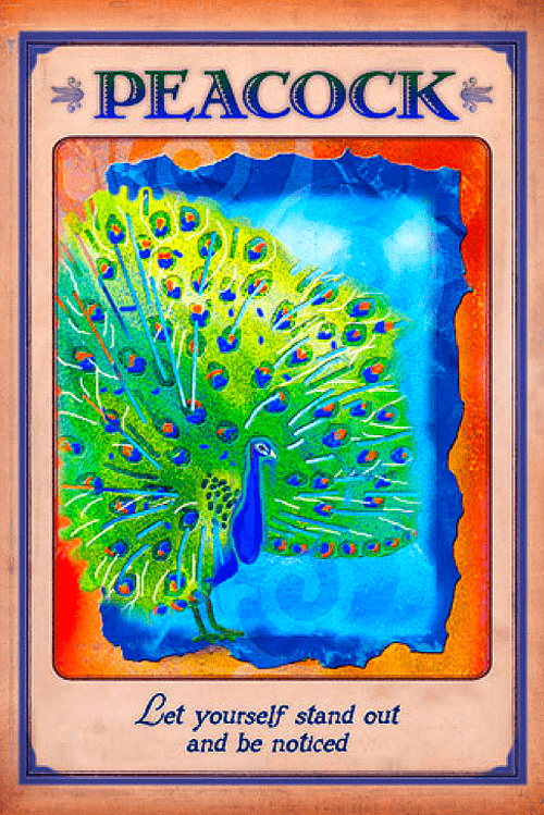 Messages From Your Animal Spirit Guides Oracle card displaying the deck's hand-painted illustrations — Eternal Spirit