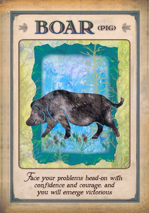 Messages From Your Animal Spirit Guides Oracle card highlighting the deck's symbolic art — Eternal Spirit