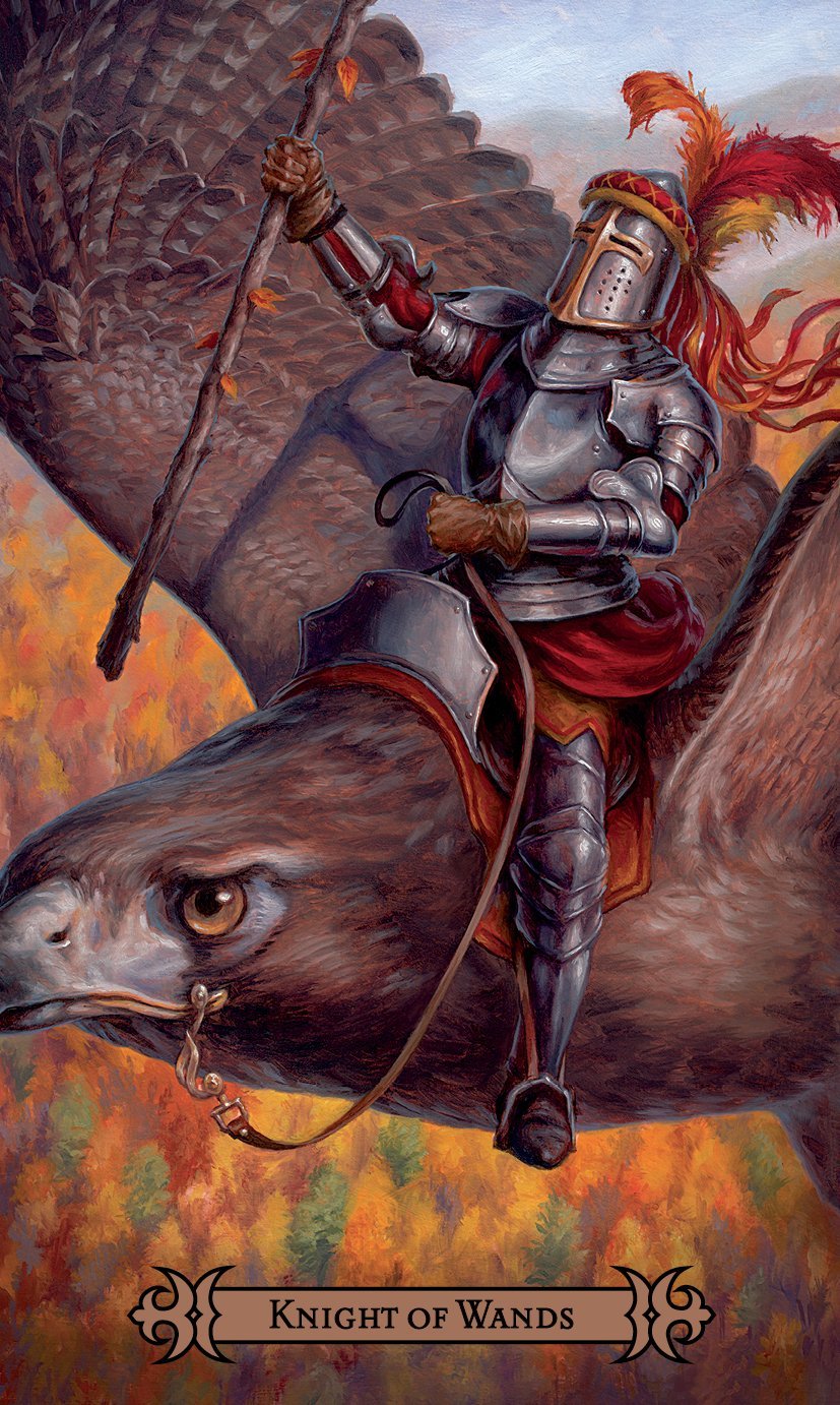 Modern Spellcaster's Tarot card exhibiting the deck's transformative card art — Eternal Spirit