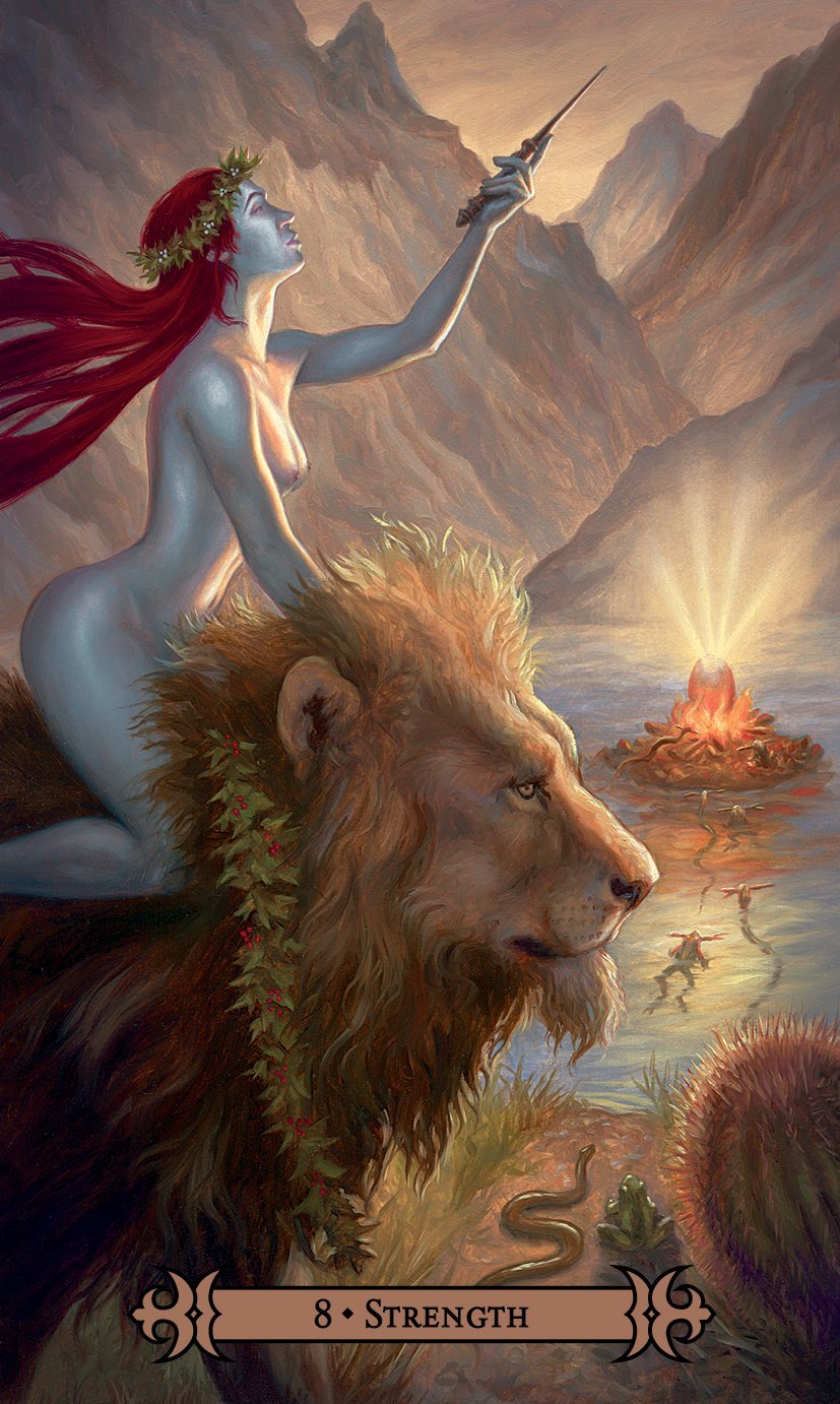 Modern Spellcaster's Tarot card celebrating the deck's unique visual language — Eternal Spirit