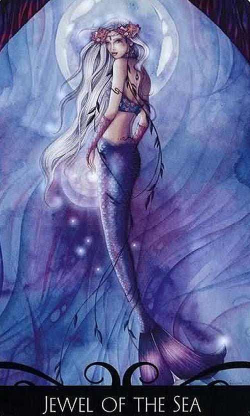 Enchanted Oracle card displaying the deck's hand-painted illustrations — Eternal Spirit