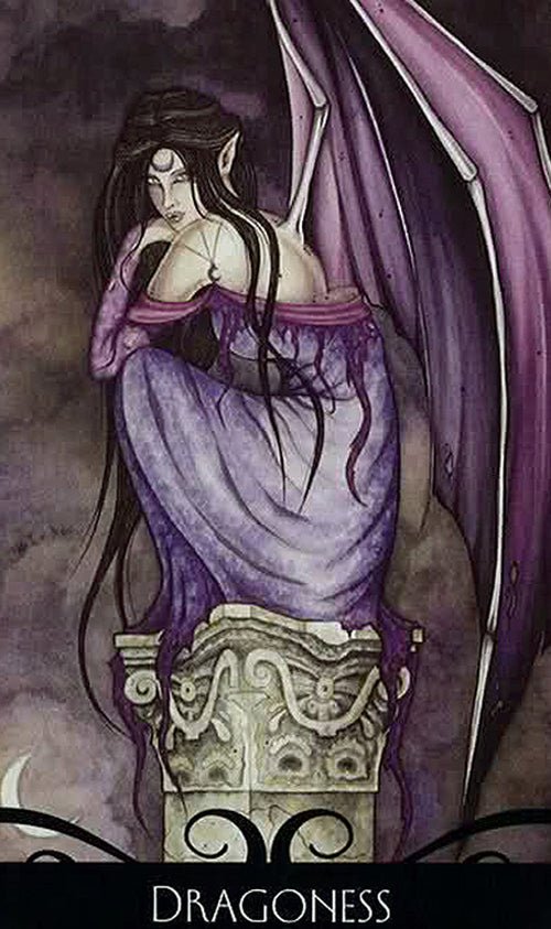 Enchanted Oracle card presenting the deck's visionary illustrations — Eternal Spirit