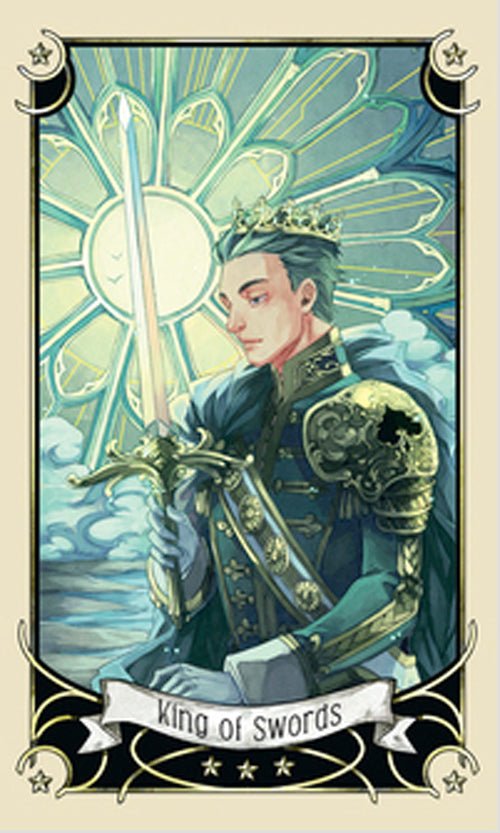 Mystical Manga Tarot card demonstrating the deck's inspired artistry — Eternal Spirit