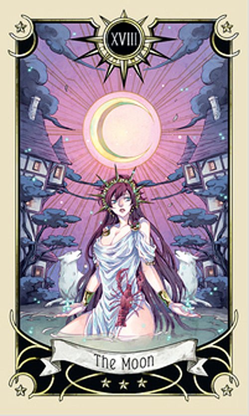 Mystical Manga Tarot card exhibiting the deck's transformative card art — Eternal Spirit