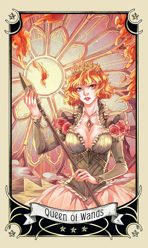 Sample card from the Mystical Manga Tarot tarot deck — Eternal Spirit