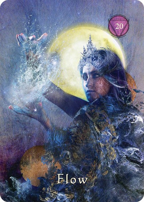 Mystical Shaman Oracle card showing the deck's detailed artistic vision — Eternal Spirit