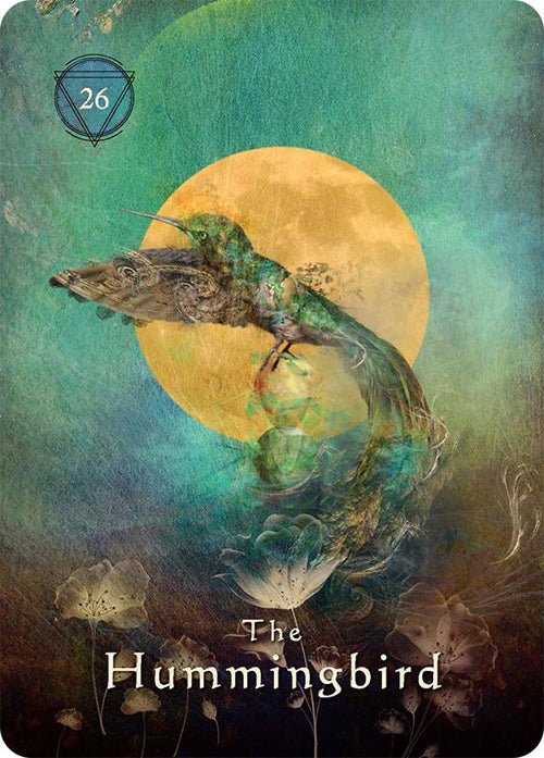 Mystical Shaman Oracle card featuring the deck's enchanting card art — Eternal Spirit