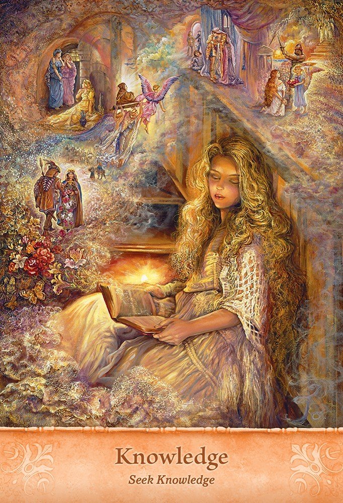 Mystical Wisdom Oracle card exploring the deck's contemplative imagery — Eternal Spirit