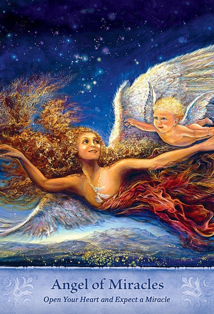 Mystical Wisdom Oracle card sharing the deck's luminous illustration style — Eternal Spirit