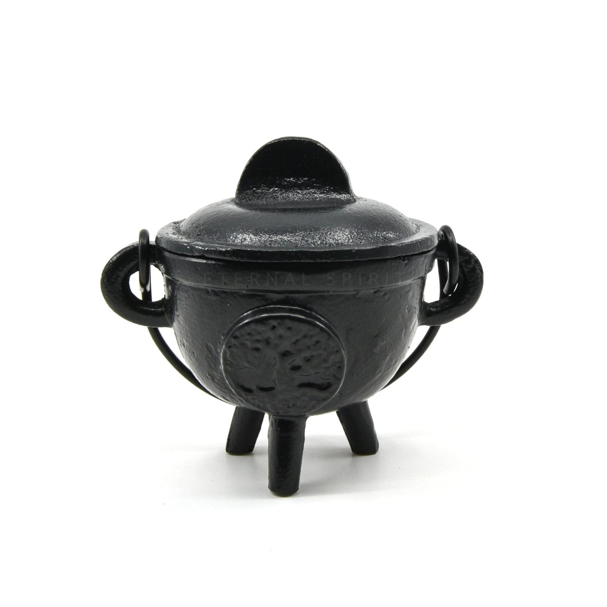 Cast iron Tree of Life cauldron for ritual and ceremony — Eternal Spirit
