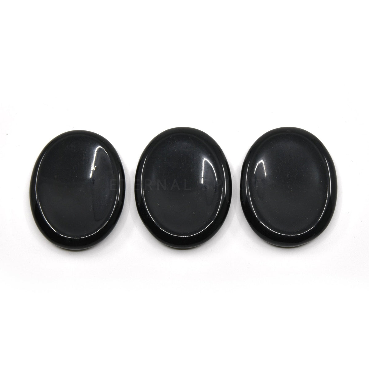 crystalline Clear Quartz thumb worry stone — Eternal Spirit