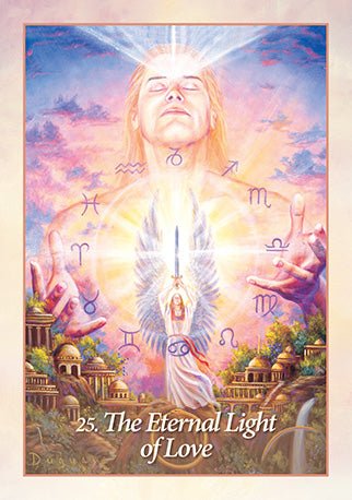 Oracle of the Angels Cards card sharing the deck's luminous illustration style — Eternal Spirit