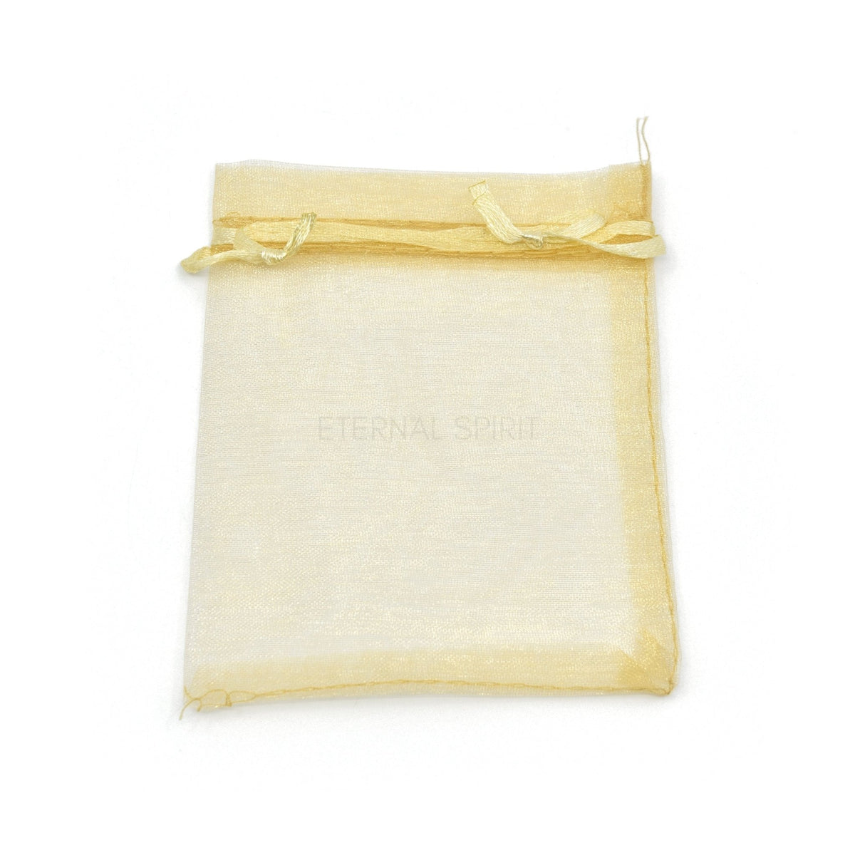 Orange organza crystal pouch for sacred treasures — Eternal Spirit