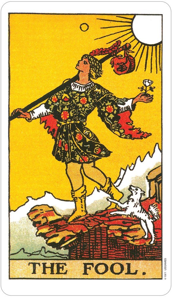 Sample card from the The Original Rider Waite Tarot Set (UK Edition) tarot deck — Eternal Spirit