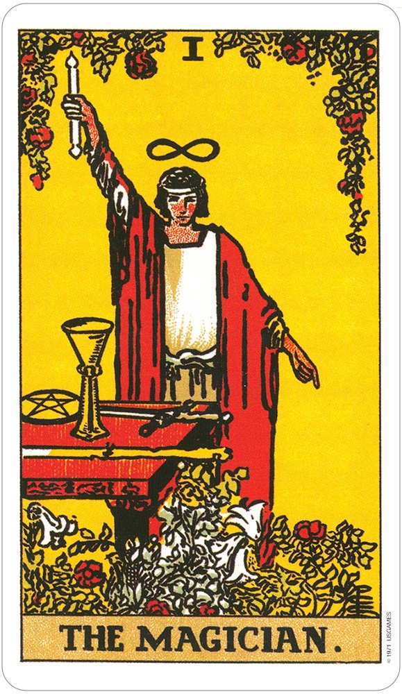 The Original Rider Waite Tarot Set (UK Edition) card sharing the deck's luminous illustration style — Eternal Spirit