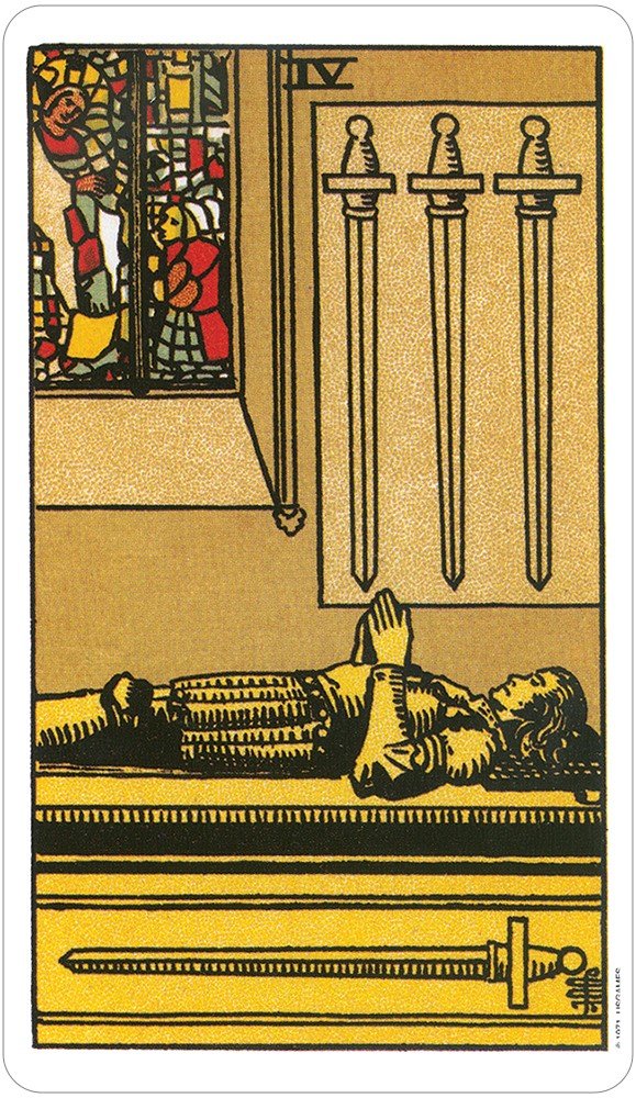 The Original Rider Waite Tarot Set (UK Edition) card portraying the deck's otherworldly aesthetic — Eternal Spirit