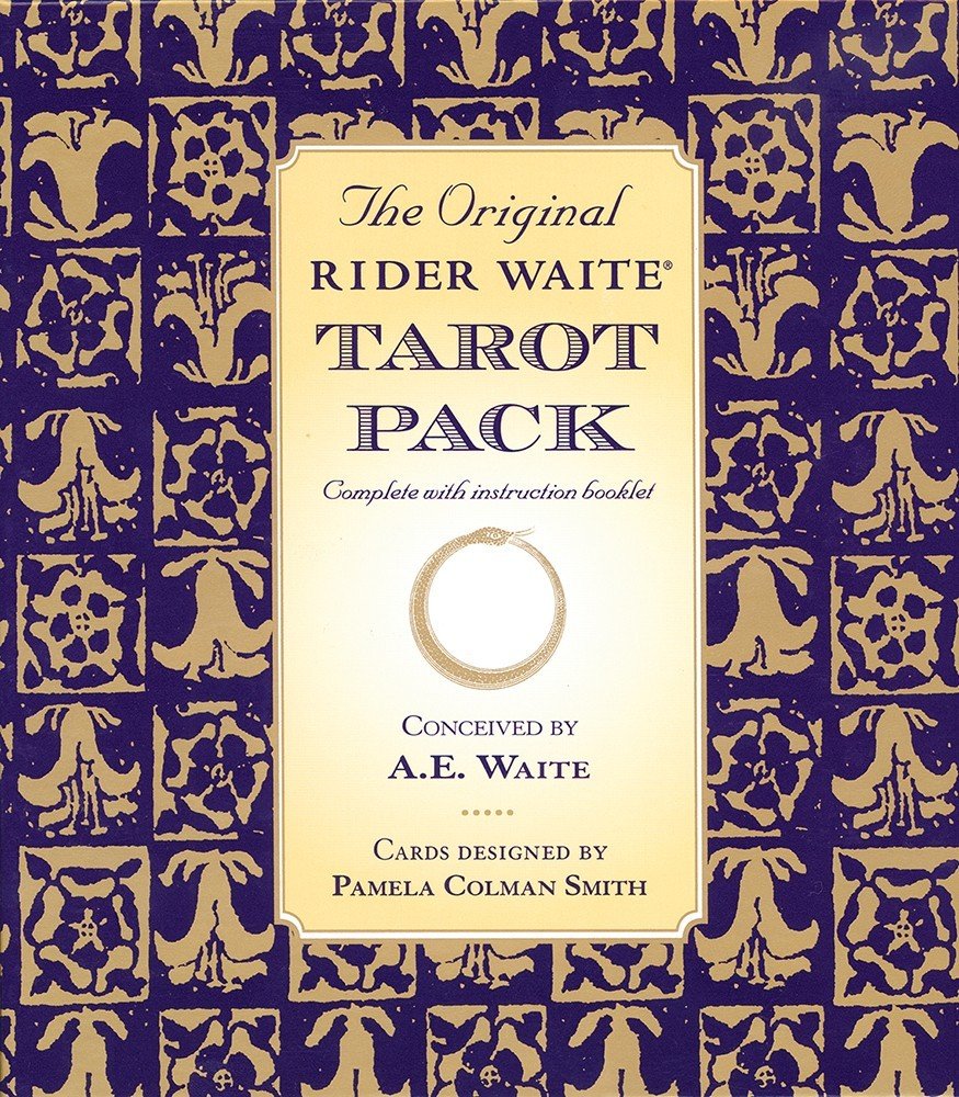 Box cover of The Original Rider Waite Tarot Set (UK Edition) tarot card deck — Eternal Spirit