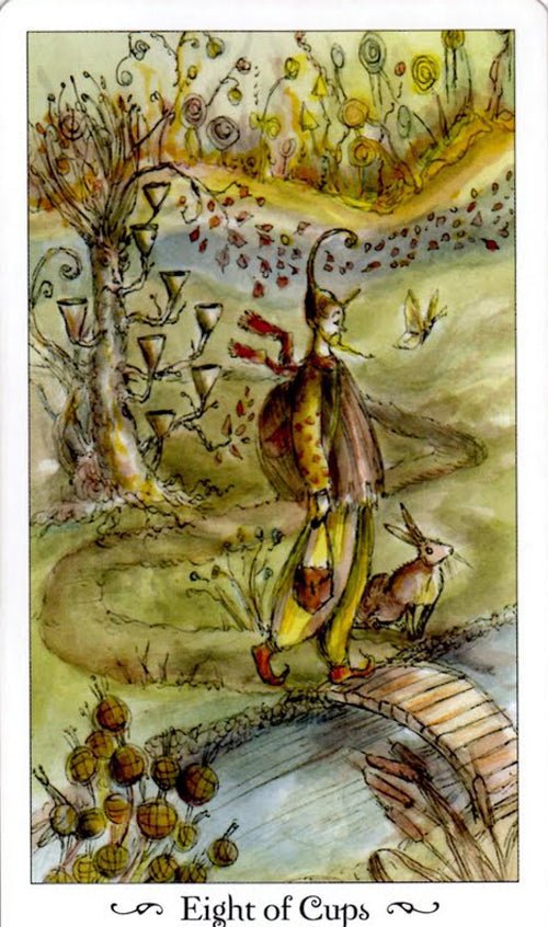 Paulina Tarot card showing the deck's detailed artistic vision — Eternal Spirit