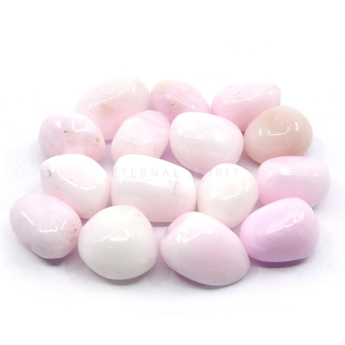 collection of polished Aragonite (Pink) tumble stones — Eternal Spirit