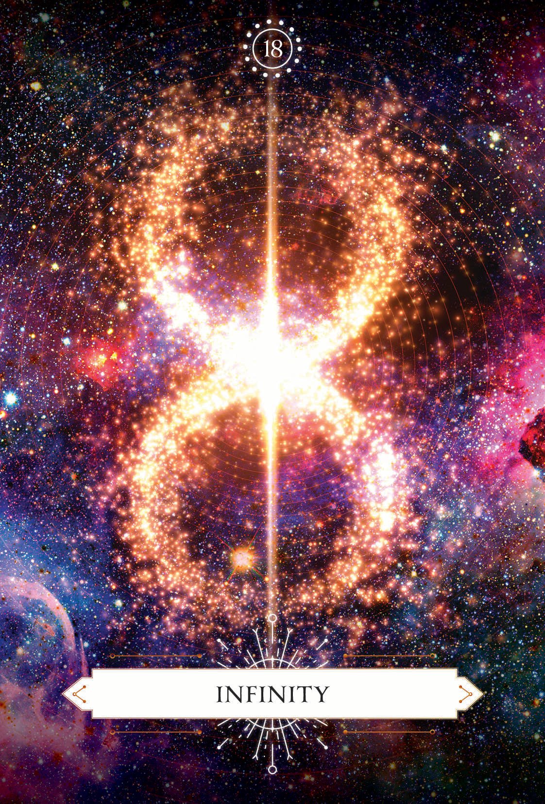 Psychic Reading Cards card presenting the deck's visionary illustrations — Eternal Spirit